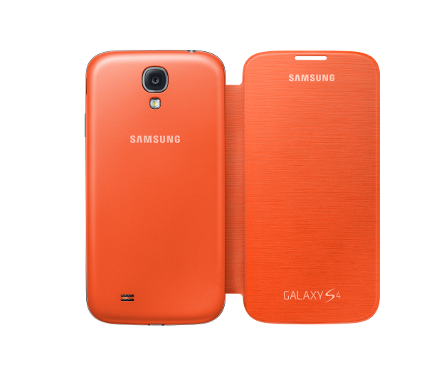 Etui Flipcover do Samsung Galaxy S4 pomarańczowe - 1398964 - zdjęcie 4